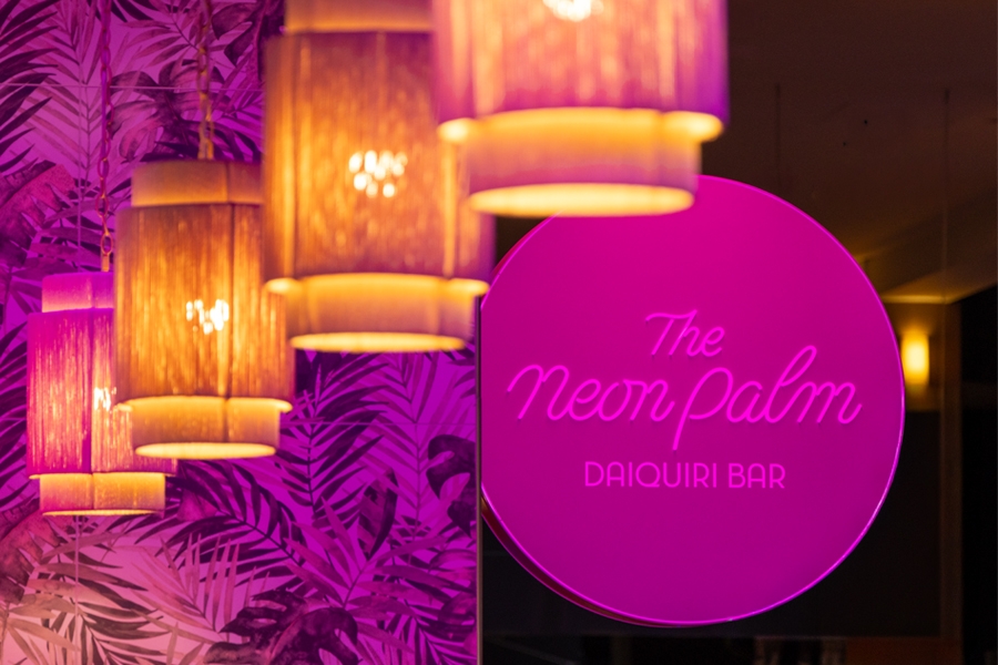 interior image of The Neon Palm in Mashantucket, CT