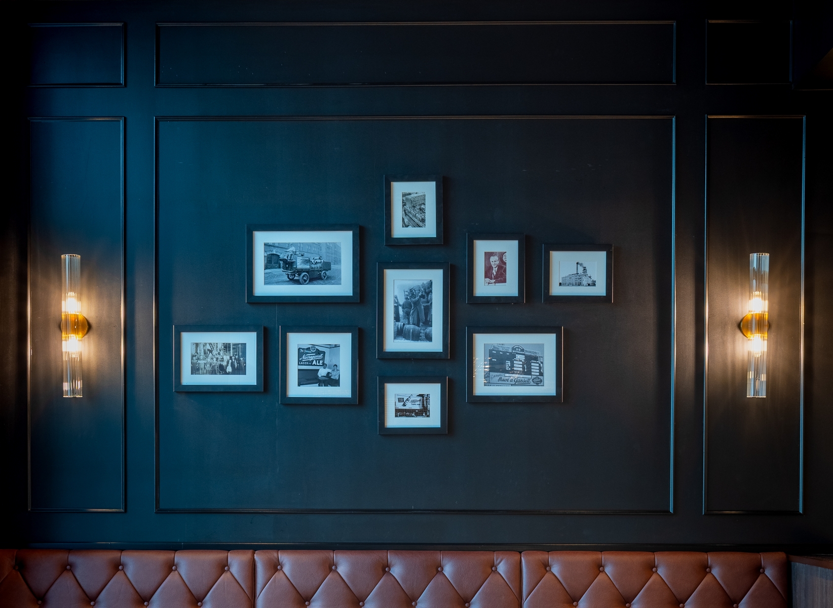 Nostalgic photos Narragansett Kitchen & Bar close up