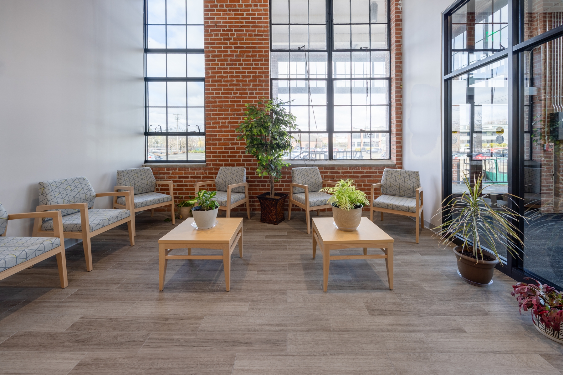 Waiting area inside Cross Insurance