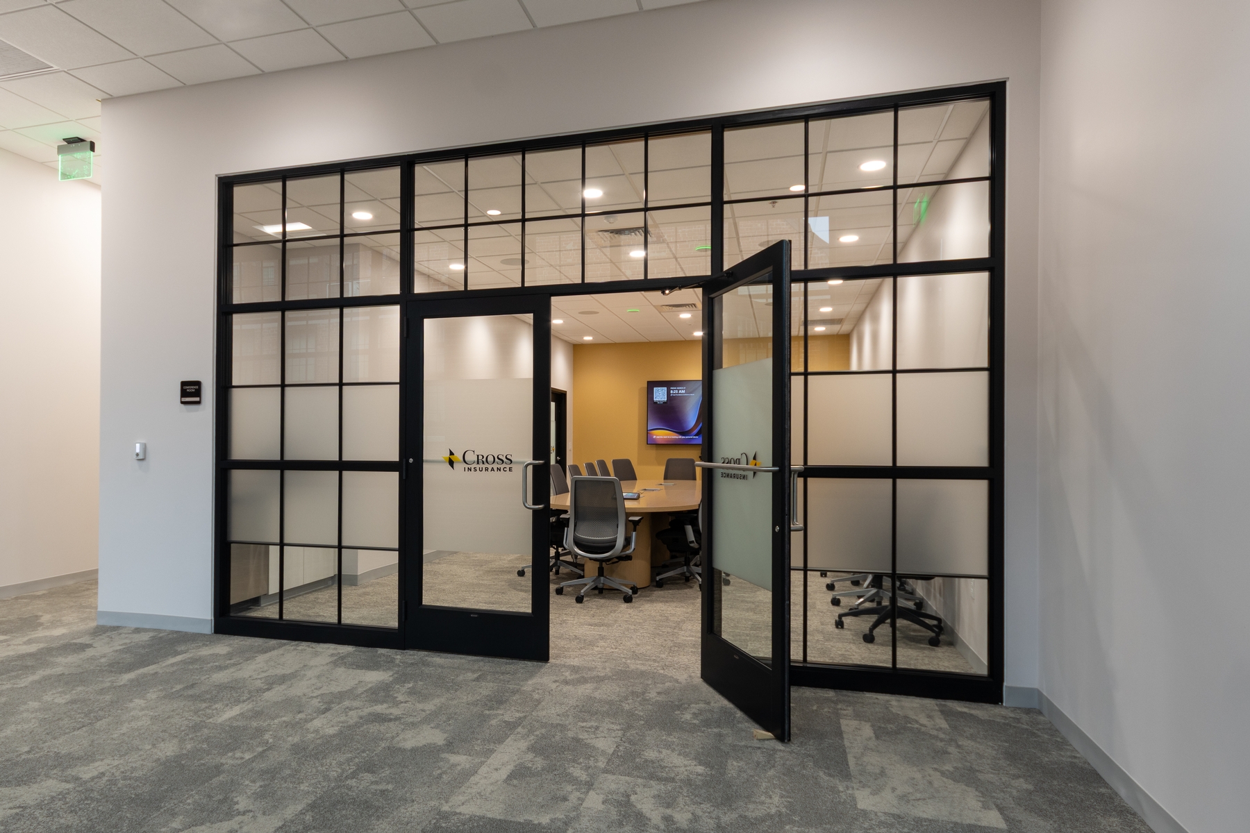 Main conference entrance at Cross Insurance