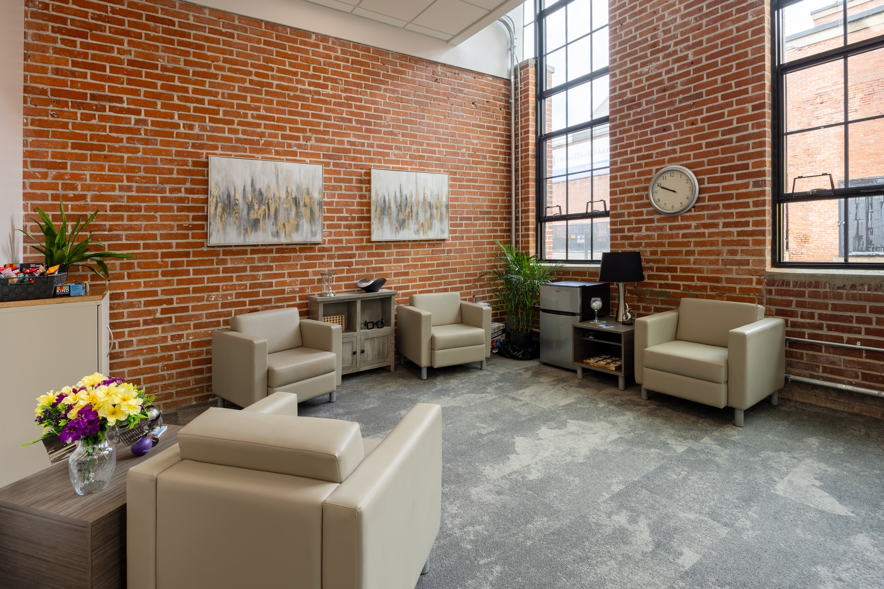 Benefits office inside Cross Insurance