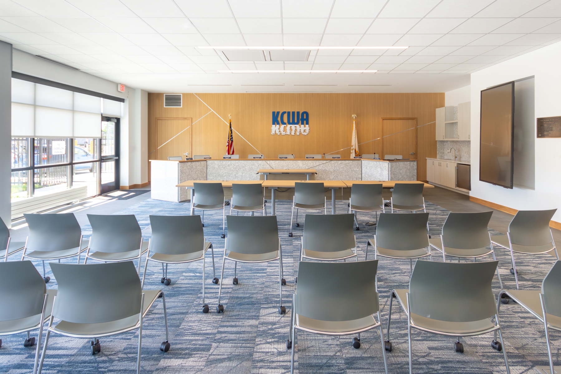 Public meeting room at KCWA