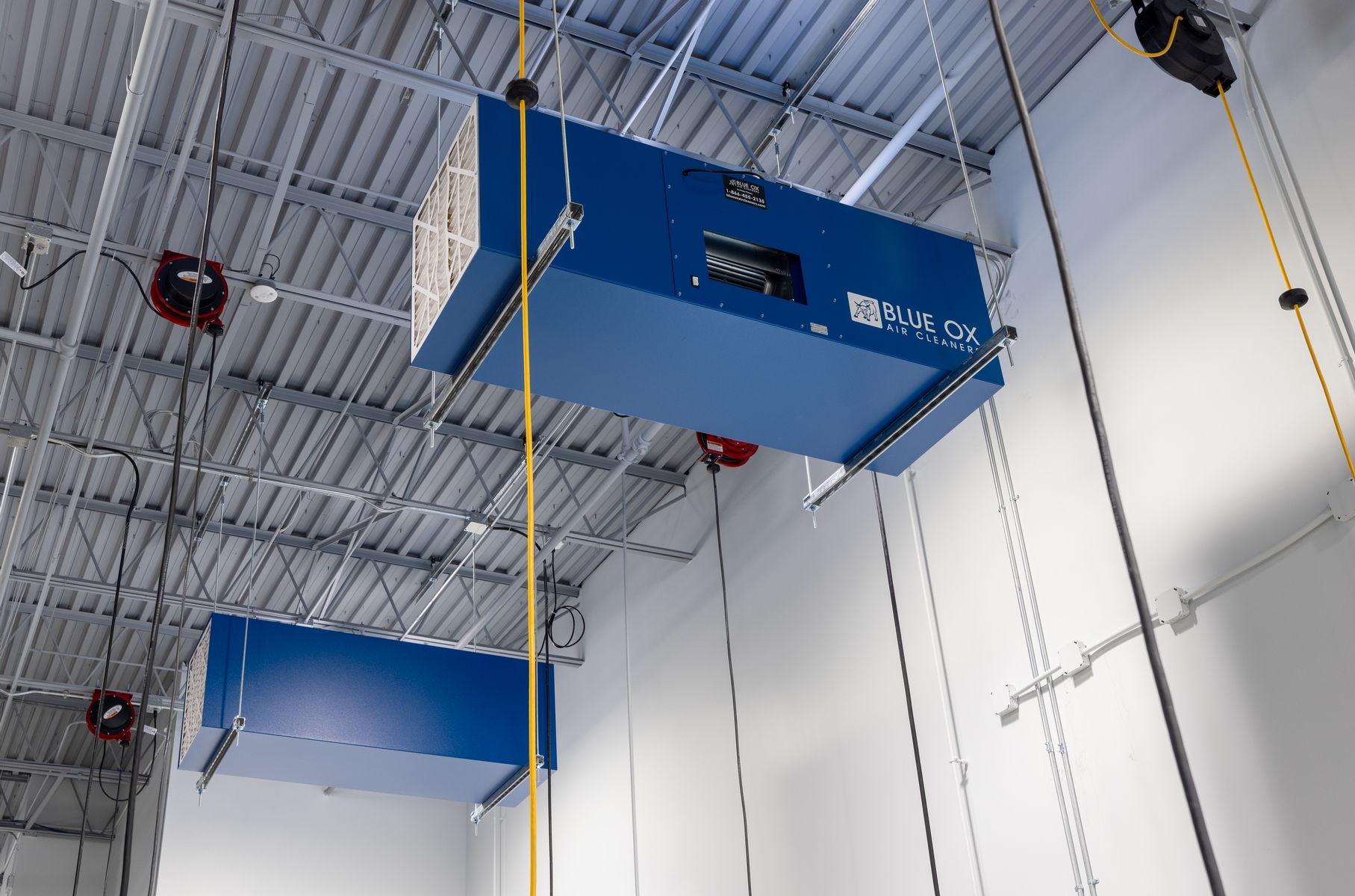 Air purifiers Lincoln Tech welding facility