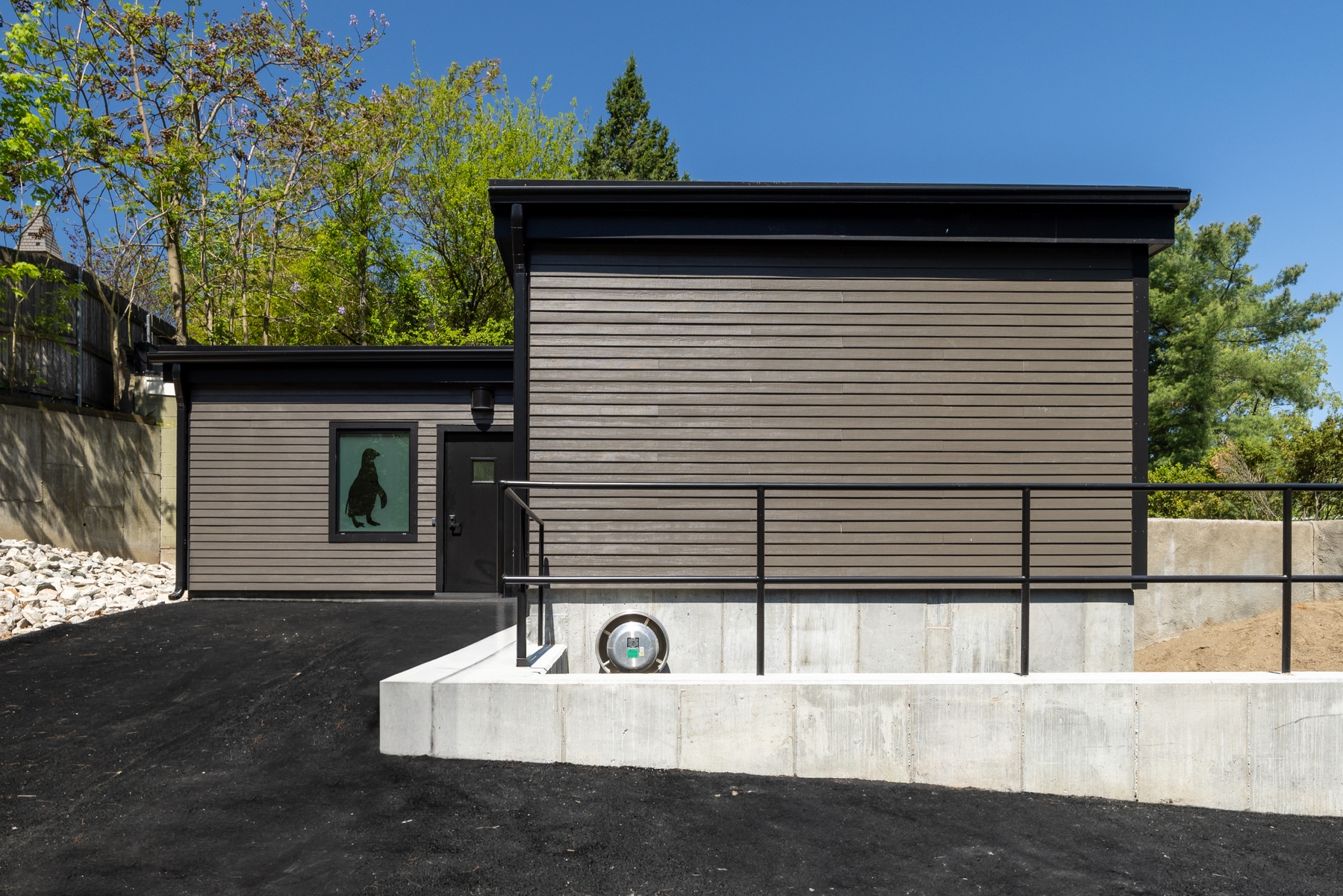 Main facility where the penguins live and are cared for