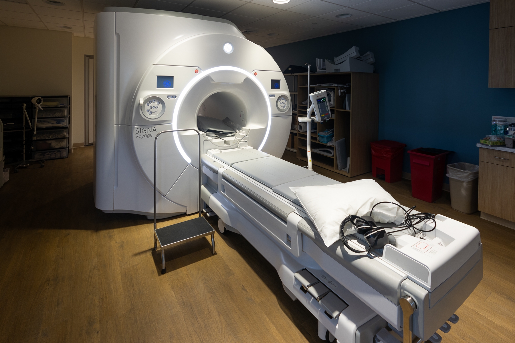 Inside the MRI suite