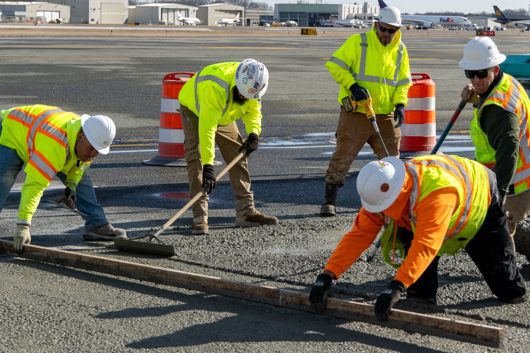 Concrete repair work