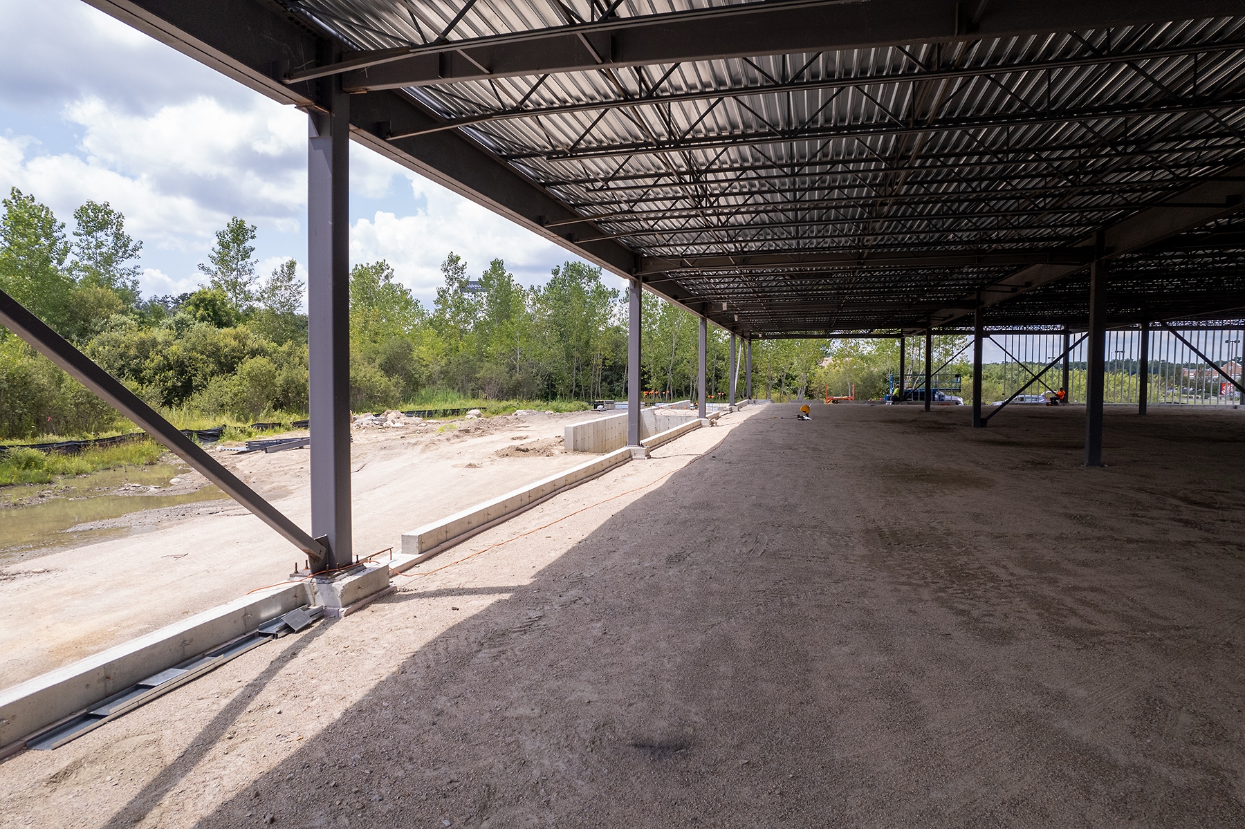 Retail plaza construction Center of New England for Bowerman Associates