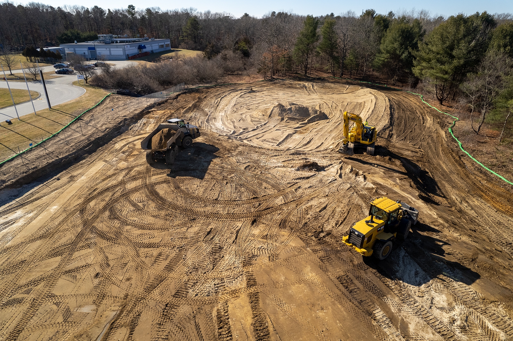 Sitework at Kent County Water Authority for RICON Construction