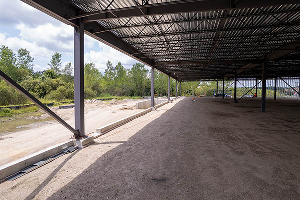 Retail plaza construction Center of New England for Bowerman Associates