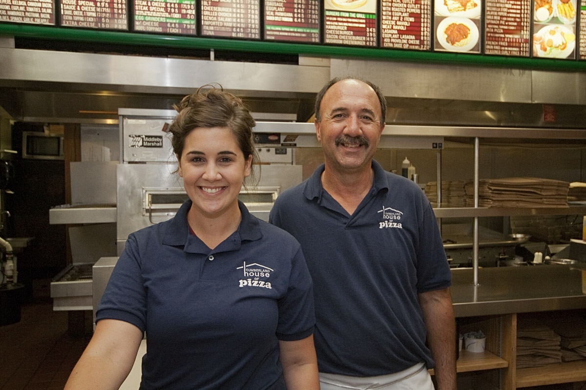 2 generations of ownership at Cumberland House of Pizza