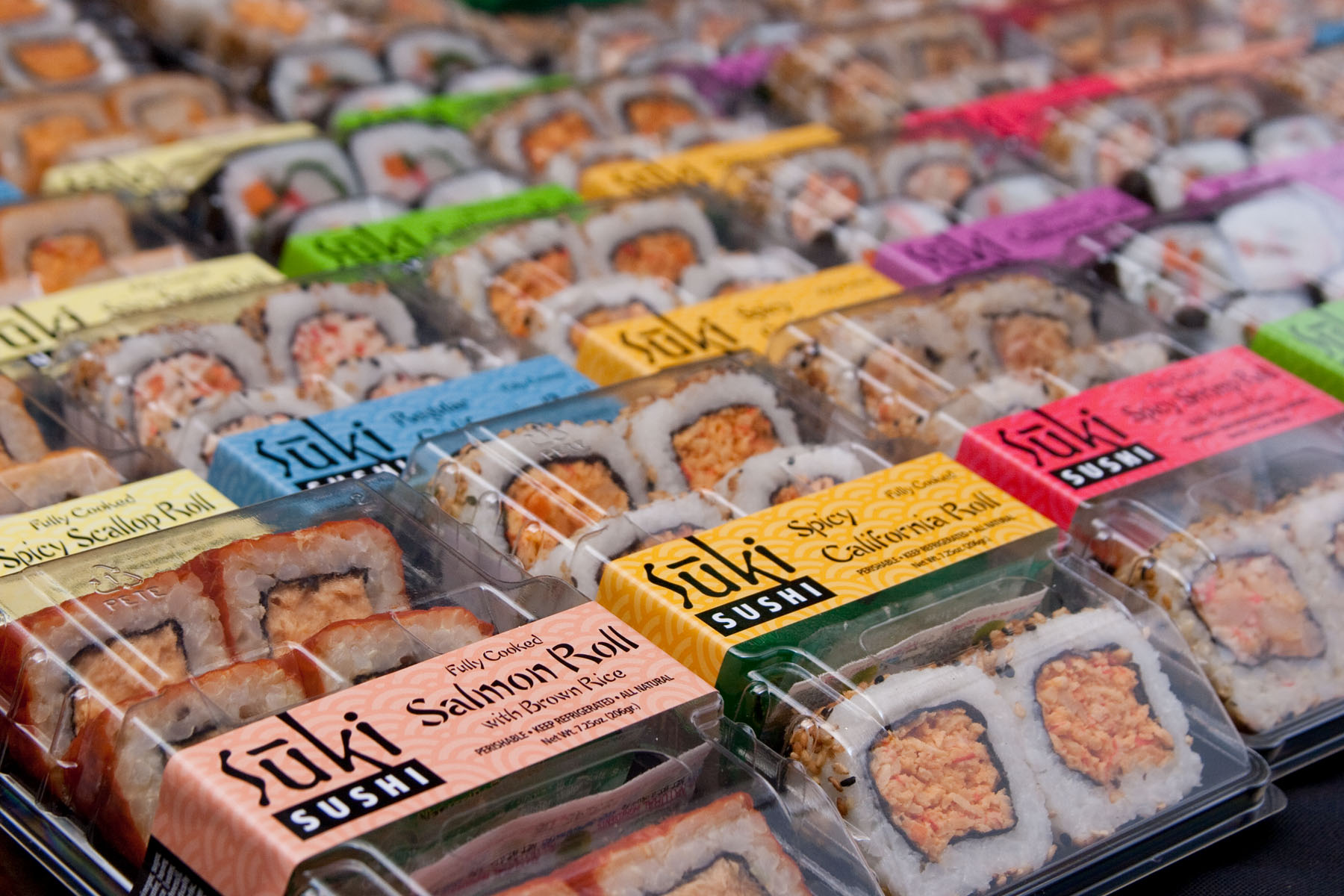 Product packaging for Suki Sushi