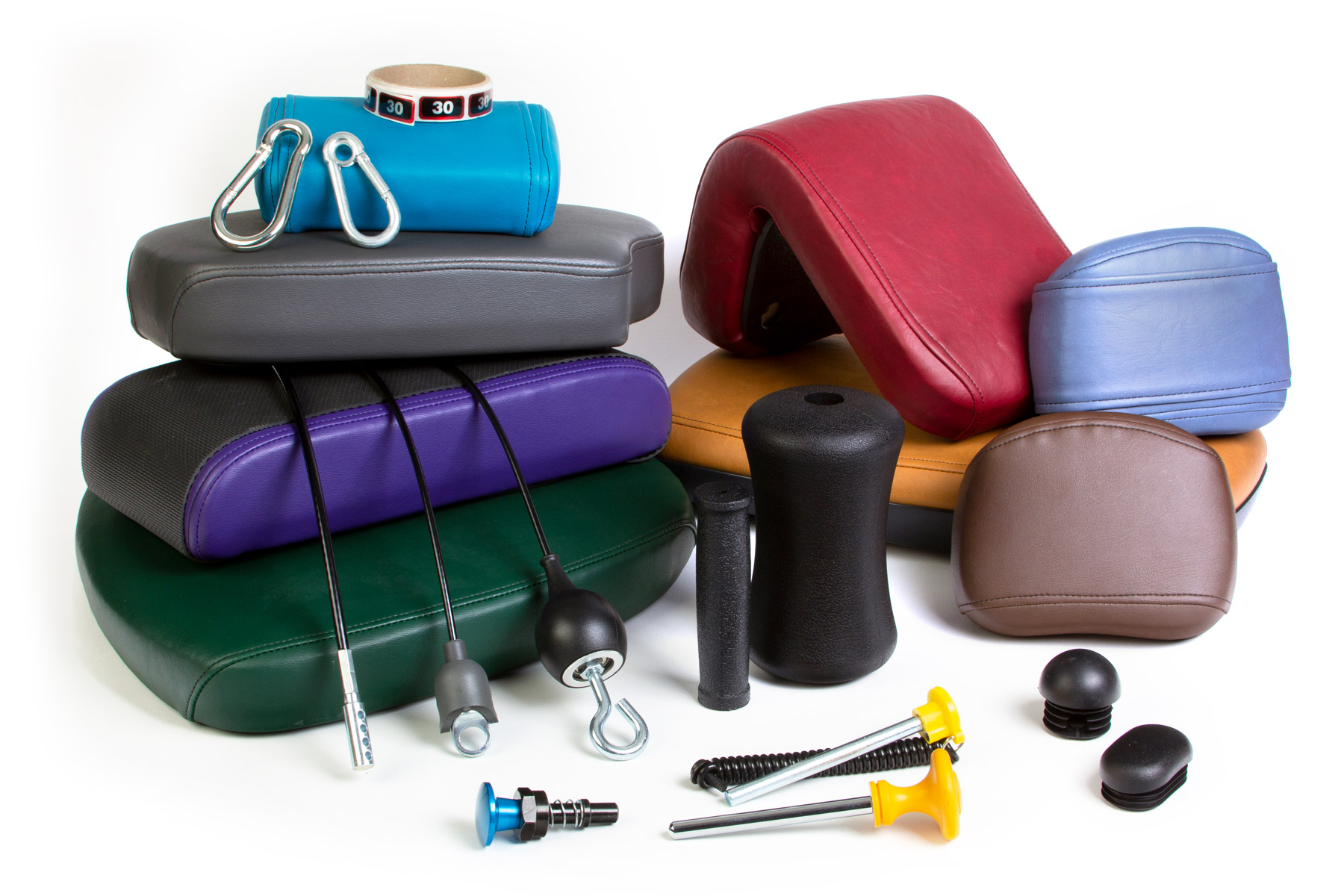 Collection of pads and accessories from Full Circle Padding