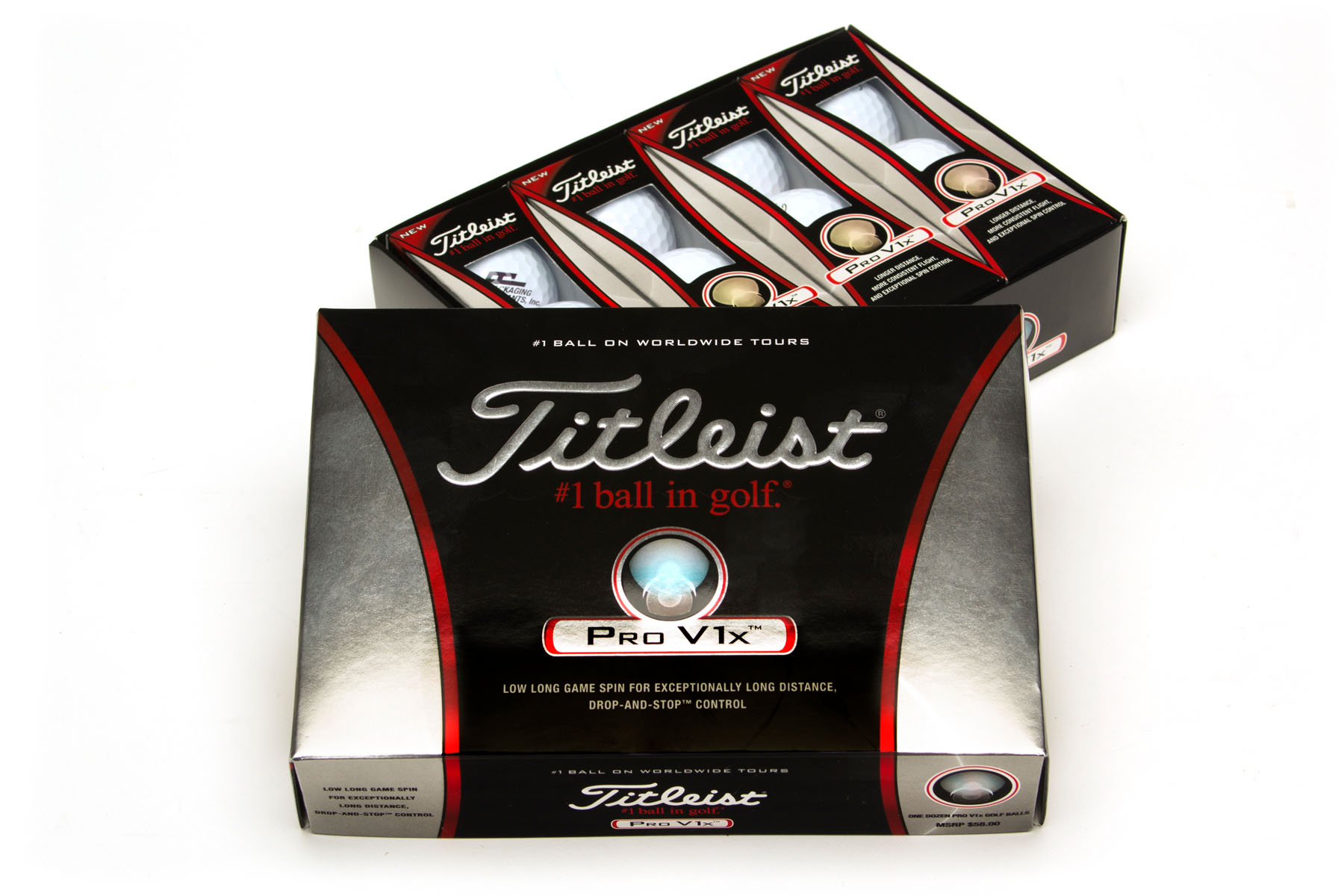 Package of golf balls from Titleist