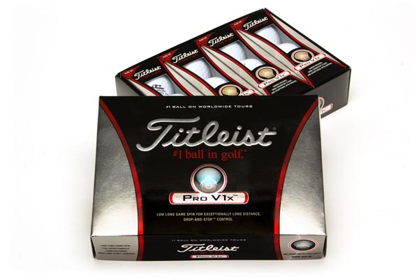 Package of golf balls from Titleist