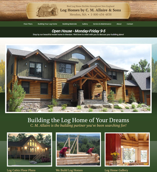 Website Design for CM Allaire