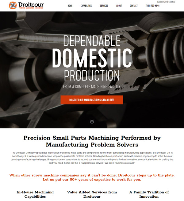 Website Design for Droitcour