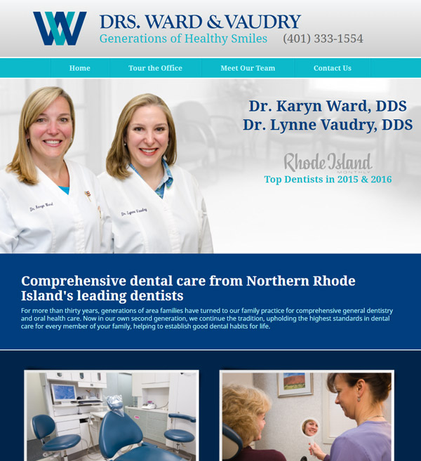 Website Design for Ward & Vaudry