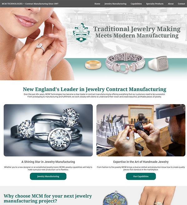 Website Design for MCM Technologies